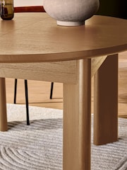 MADE.COM Oak Effect Zeke 4 to 6 Seater Extending Rectangular Seater Dining Table - Image 3 of 7