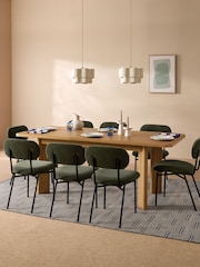MADE.COM Oak Effect Zeke Extending Dining Table - Image 2 of 7