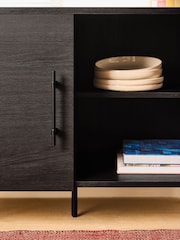 MADE.COM Dark Oak Effect Zeke Small Sideboard - Image 4 of 6