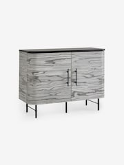 MADE.COM Grey Pine Effect Zeke Small Sideboard - Image 4 of 5
