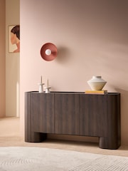 MADE.COM Dark Wood Effect Kain Large Large Sideboard - Image 1 of 5