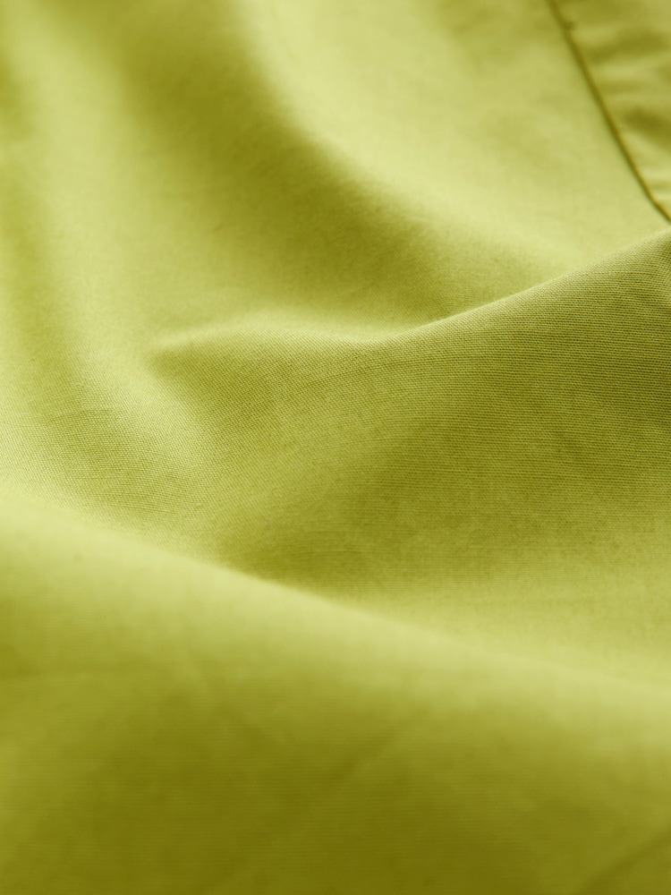 Lime Green Woven Jersey Mix Sleeveless Racer Ribbed Midi Dress - Image 7 of 8