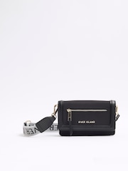 River Island Black Zip Cross-Body Purse - Image 2 of 6
