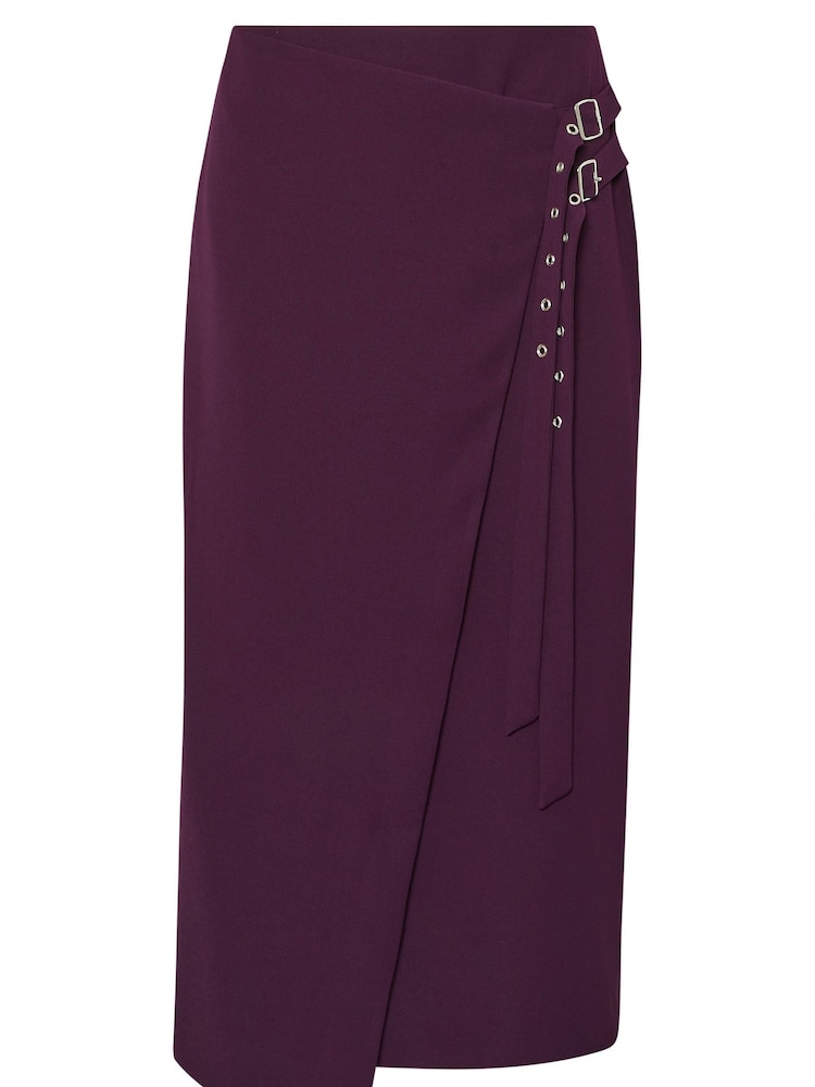 Star by Julien MacDonald Purple Wrap Skirt - Image 6 of 6