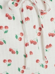 River Island Cream Cherry Print Pyjama Set - Image 6 of 6