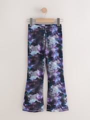 Purple Swirl Flare Leggings (3-16yrs) - Image 5 of 8
