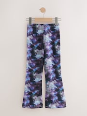 Purple Swirl Flare Leggings (3-16yrs) - Image 6 of 8