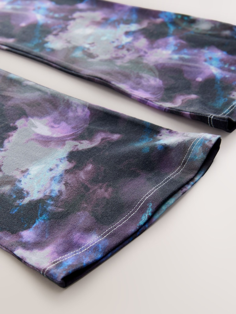Purple Swirl - Flare Leggings (3-16yrs) - Image 8 of 8 Purple Swirl - Flare Leggings (3-16yrs) - Image 8 of 8