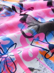 Multi Graffiti Flare Leggings (3-16yrs) - Image 4 of 4