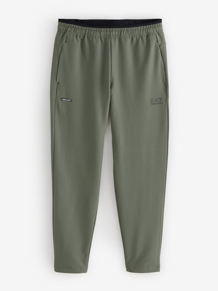 EA7 Green Regular Fit Joggers - Image 1 of 1