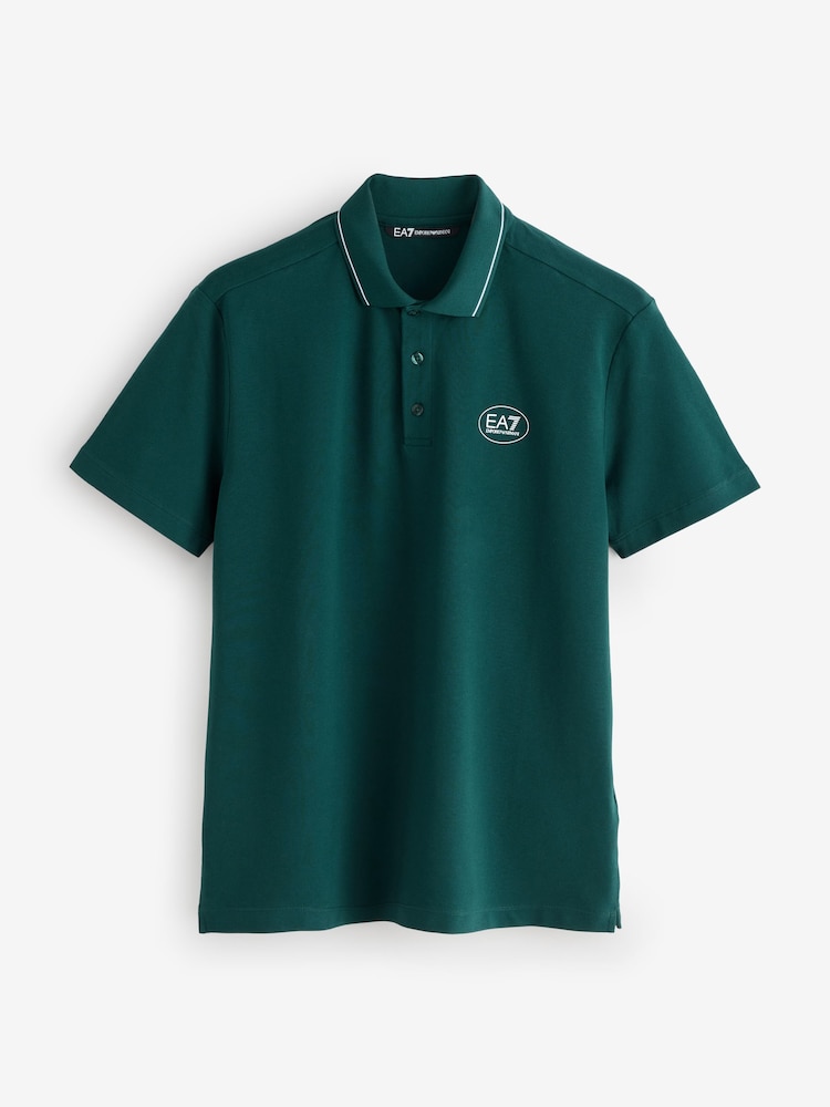 EA7 Red Tennis Club Polo Shirt - Image 1 of 1 EA7 Red Tennis Club Polo Shirt - Image 1 of 1