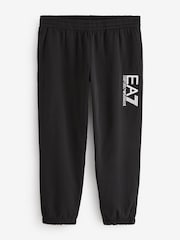 EA7 Regular Fit Black Joggers - Image 1 of 1