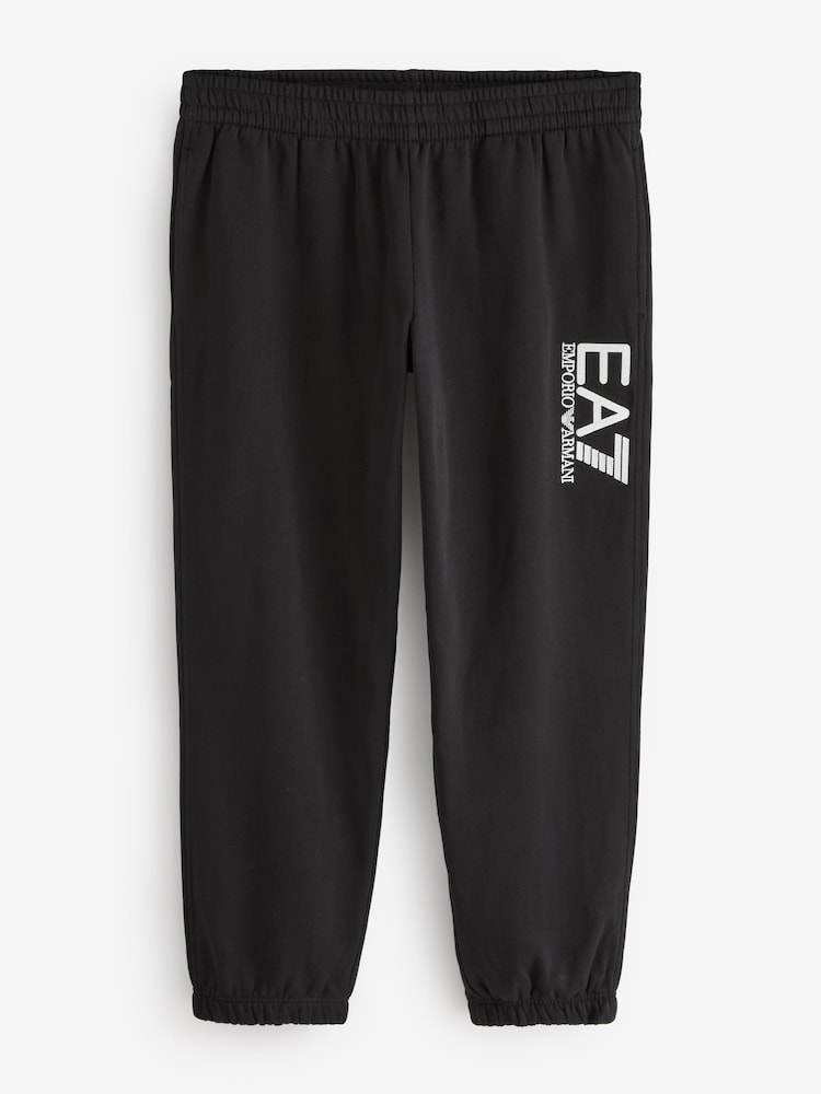 EA7 Regular Fit Black Joggers - Image 1 of 1 EA7 Regular Fit Black Joggers - Image 1 of 1