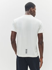 Crema - EA7 Regular Fit T-Shirt - Imagen 2 de 4