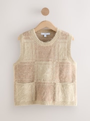 Verificação neutra - Brushed Crew Neck Knitted Pocket Tank - Imagem 6 de 8