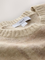 Verificação neutra - Brushed Crew Neck Knitted Pocket Tank - Imagem 8 de 8