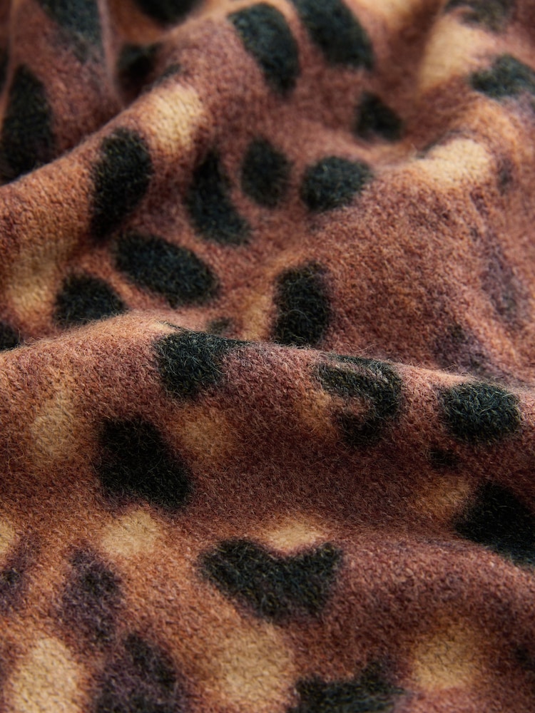 Neutral Deer Printed Crew Neck Jumper - Image 8 of 8