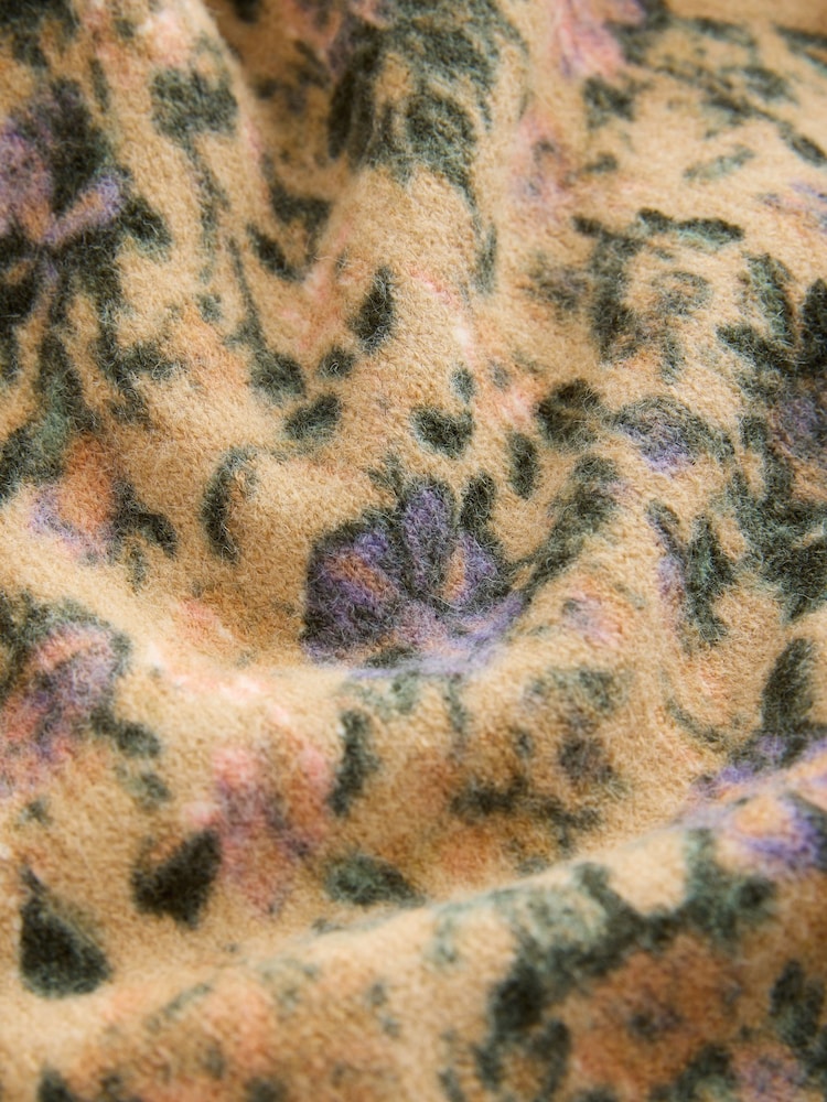 Blush Pink Floral Printed Crew Neck Jumper - Image 8 of 8