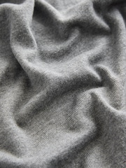 Grey Soft Touch Crew Neck Cotton Rich Jumper - Image 6 of 7