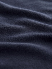 Navy Blue Soft Touch Crew Neck Cotton Rich Jumper - Image 8 of 8
