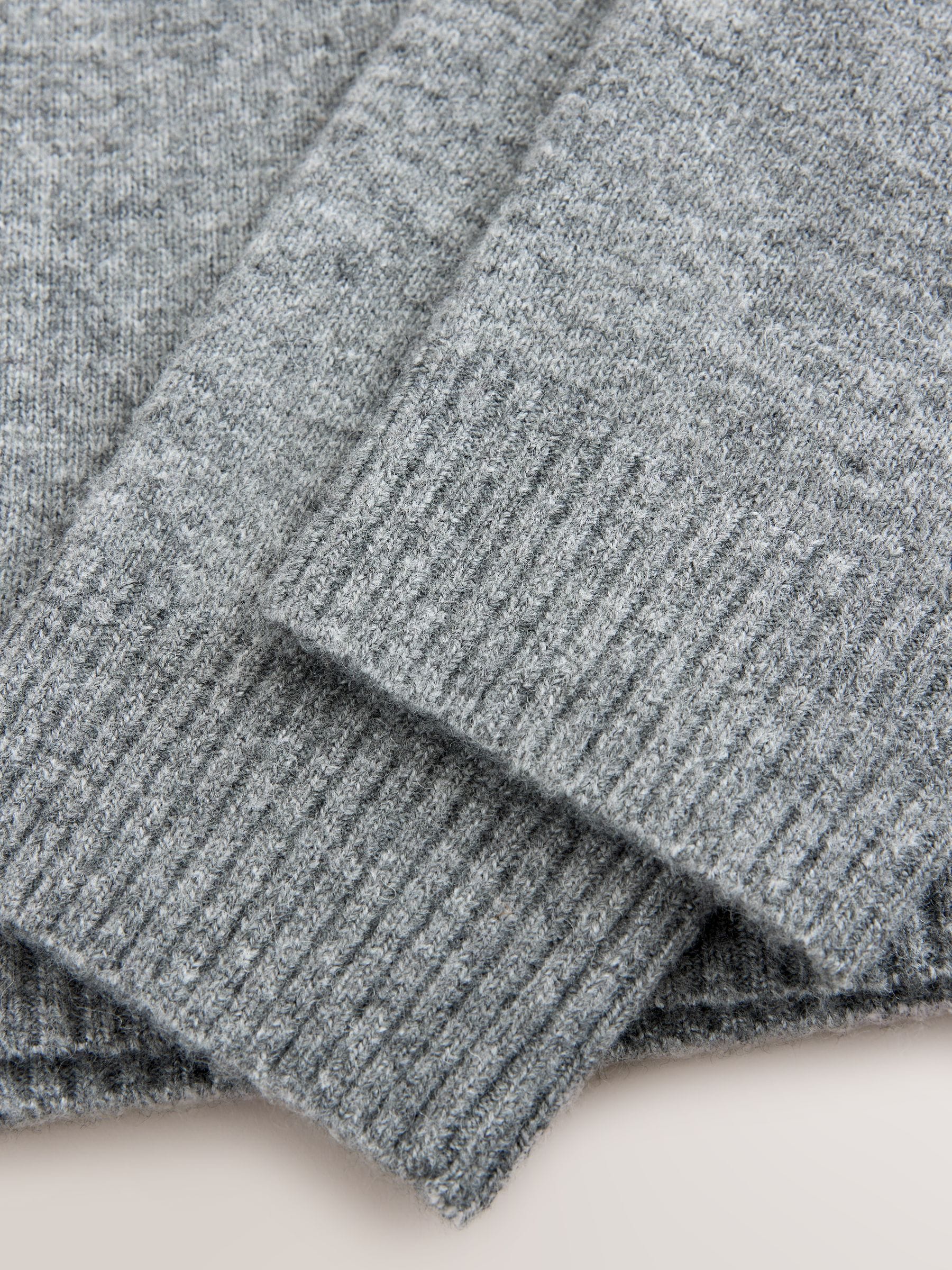 Buy Grey Sports Slogan V-Neck Knitted Jumper from the Next UK