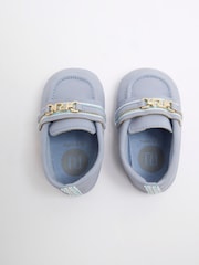 River Island Blue Baby Boys Loafers - Image 3 of 5