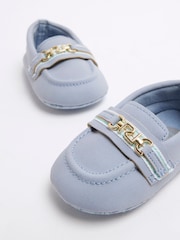 River Island Blue Baby Boys Loafers - Image 4 of 5