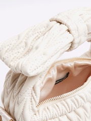 River Island Cream Girls Ruched Shoulder Bag - Image 5 of 5