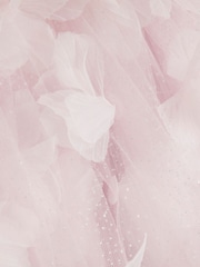 River Island Pink Girls Embellished Tulle Dress - Image 3 of 4