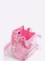 River Island Pink Girls Nylon Bucket Bag - Image 4 of 5