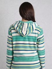 Weird Fish Blue Lana Printed Microfleece Pop Over Fleece - Image 2 of 8