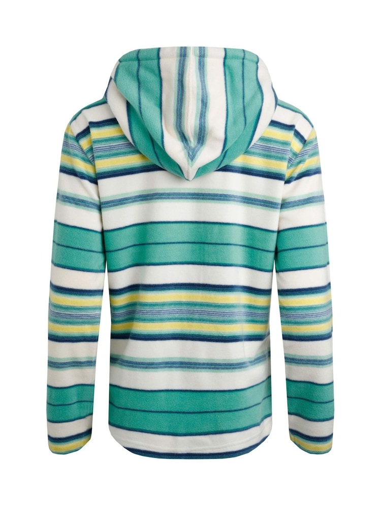 Weird Fish Blue Lana Printed Microfleece Pop Over Fleece - Image 8 of 8