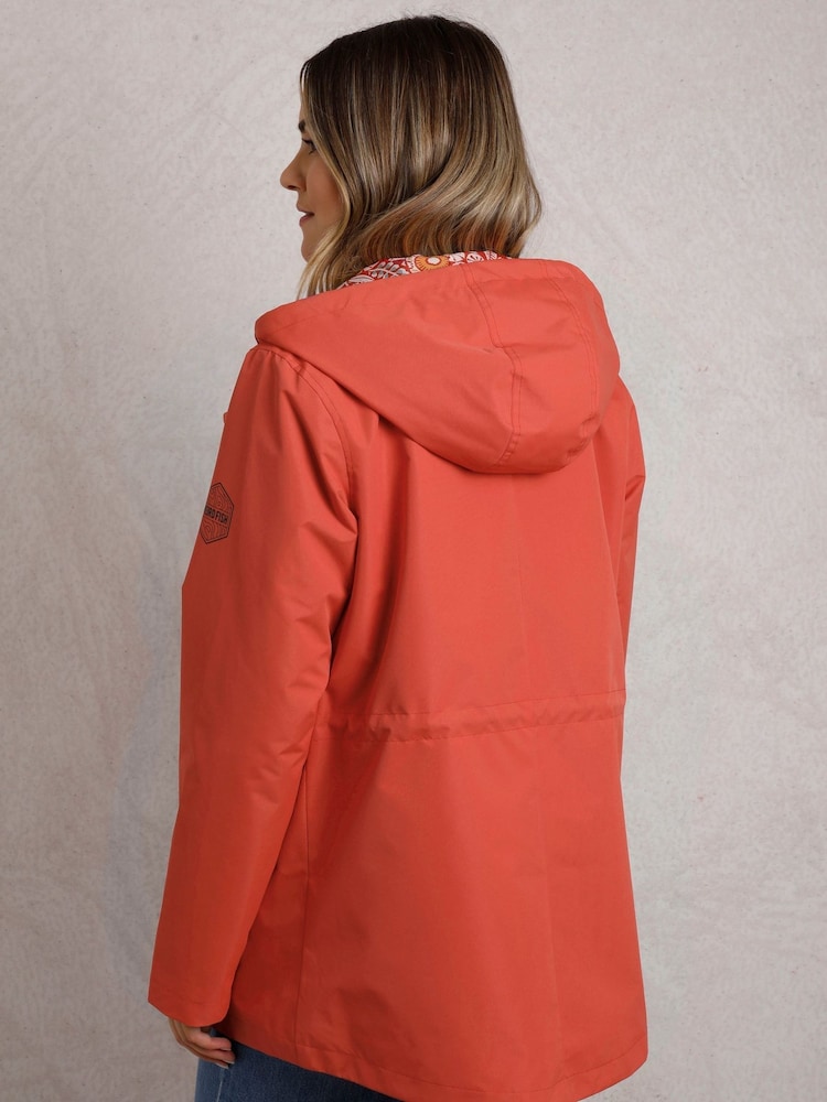 Weird Fish Red Kimia Showerproof Jacket - Image 2 of 9