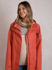 Weird Fish Red Kimia Showerproof Jacket - Image 3 of 9