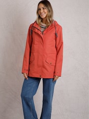 Weird Fish Red Kimia Showerproof Jacket - Image 4 of 9