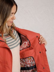 Weird Fish Red Kimia Showerproof Jacket - Image 5 of 9