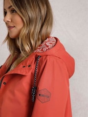 Weird Fish Red Kimia Showerproof Jacket - Image 6 of 9