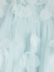 River Island Blue Girls Embellished Tulle Dress - Image 3 of 4