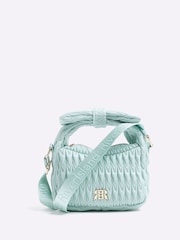 أزرق - حقيبة كتف بكشكشة للبنات من River Island - صورة 1 من 5