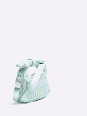 أزرق - حقيبة كتف بكشكشة للبنات من River Island - صورة 3 من 5