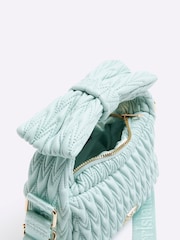 أزرق - حقيبة كتف بكشكشة للبنات من River Island - صورة 5 من 5