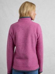 Weird Fish Red Beye 1/4 Zip Grid Fleece - Image 2 of 6