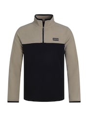 Weird Fish Black Tristan Colour Block Micro Fleece - Image 7 of 8