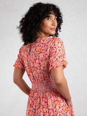 Rojo - Weird Fish Dilsha Viscose Printed Dress - Imagen 5 de 8