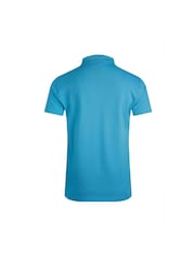 Weird Fish Blue Miles 100% Cotton Pique Polo Shirt - Image 6 of 6