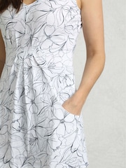 Weird Fish Cream Indus Printed Jersey Tunic - Image 4 of 6