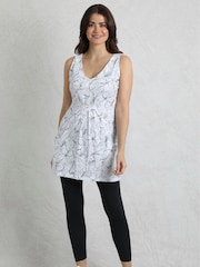 Weird Fish Cream Indus Printed Jersey Tunic - Image 5 of 6