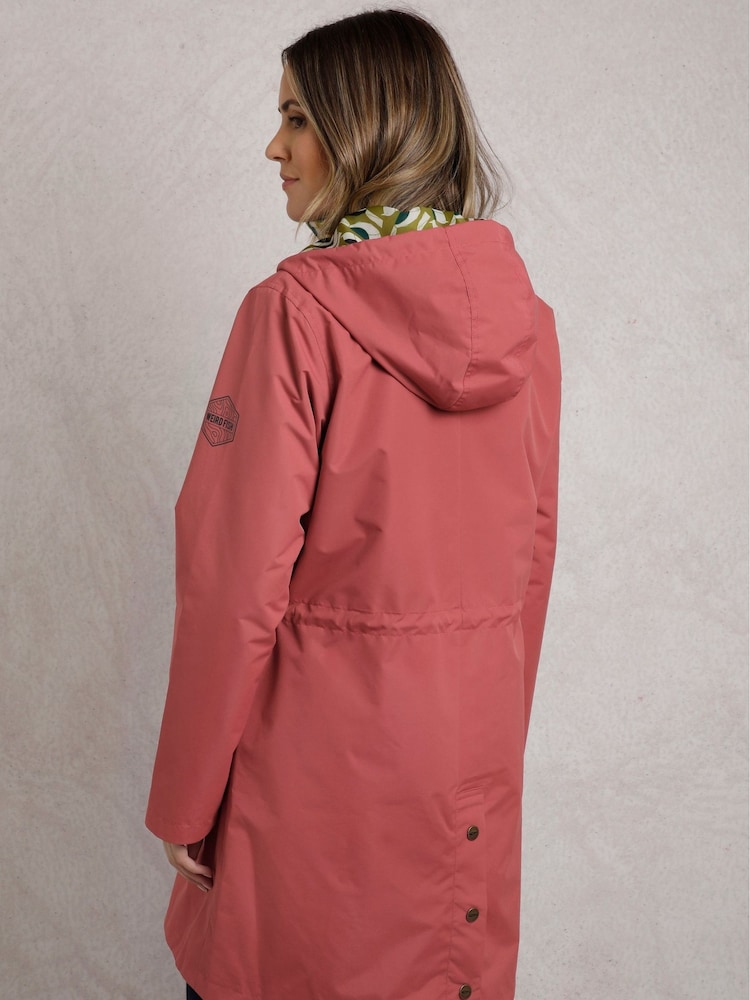 Weird Fish Pink Delara Showerpoof Jacket - Image 2 of 10