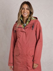 Weird Fish Pink Delara Showerpoof Jacket - Image 4 of 10