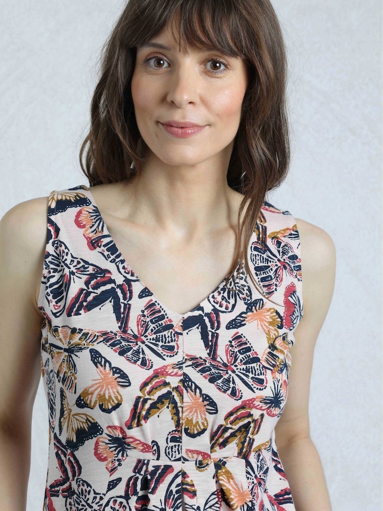 Weird Fish Pink Indus Printed Jersey Tunic - Image 3 of 8